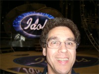 That's me in de studio van Idols
