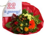  Het 22 is genoeg bloemetje 