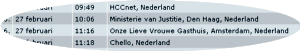  Onze trouwe bezoeker: ministerie van Justitie 