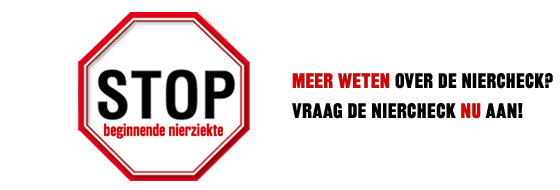  Doe de niertest! Vraag hem aan bij de Nierstischting