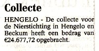   25.000,= voor de Nierstichting 